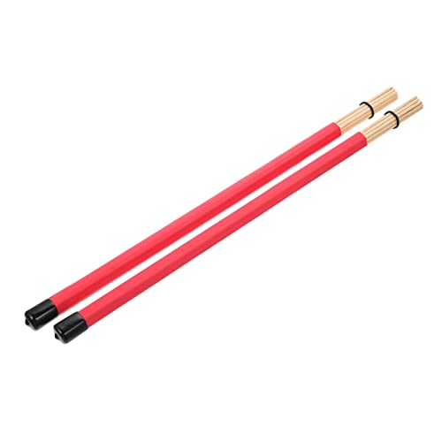 Baquetas para percusión rojas 40.5 cm miniatura 1