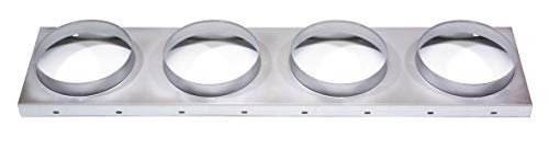 Atlantic clim & ventil Bride plénum de reprise piquage 4 piquages Ø200 - Climatisation