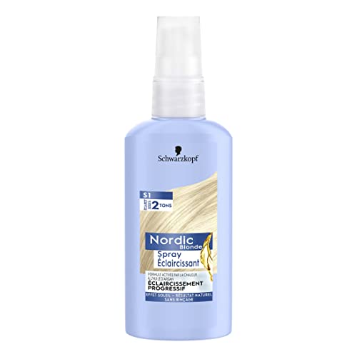 Nordic Blonde - Schwarzkopf – Spray éclaircissant S1 – Eclaircissement Progressif –...