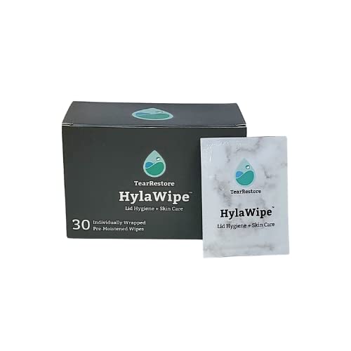 Buy HylaWipe Cleanse & Calm Eyelid Wipe (30 count), Natural Tea Tree