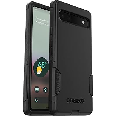 OtterBox Google Pixel 6A Commuter Series Case - Black, Slim & Tough, Pocket-Friendly, with Port Protection