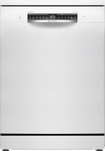 Série 4, Lave-vaisselle pose-libre, 60 cm, Blanc, SMS4HMW08E
