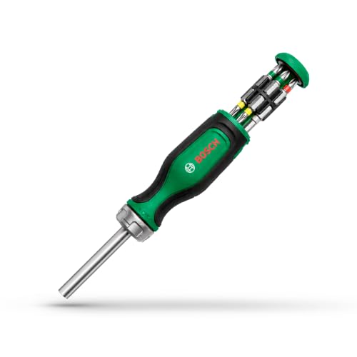 Bosch Tournevis Ă cliquet + 12 embouts