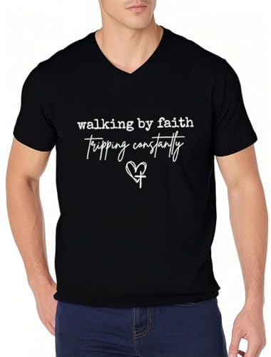 Walking by Faith Tripping Constantly Shirt, Walking by Faith Tripping Constantly Tshirts Women Man3