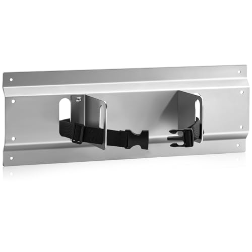Shimeyao Pop up Canopy Tent Storage Bracket Wall Mount Canopy Holder with Adjustable Safety Straps for Enclosed Trailer Garage, Fit up to 10' x 20' Expanded Tents