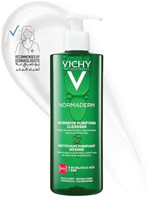 Vichy Normaderm Phytosolution Face Cleanser Gel for Oily/Acne Skin with Salicylic Acid 400ml