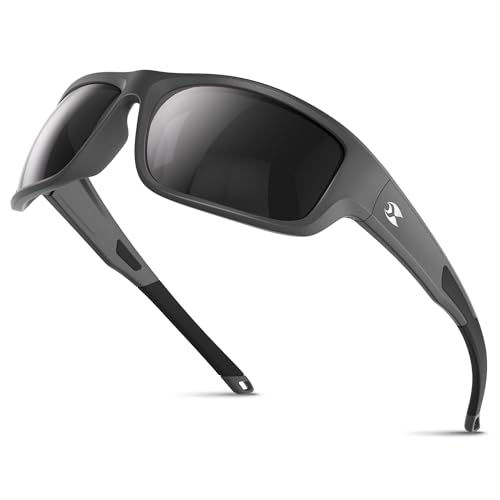 suoso Sports Polarized Sunglasses for Men: Women UV400 Protection Wrap Around Sun Glasses for Fishing Golf Running Driving