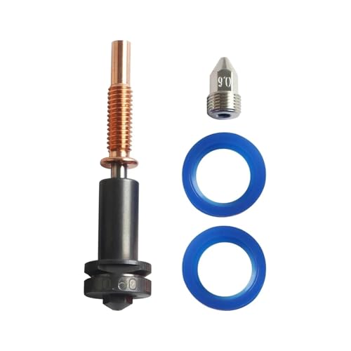 E3D Revo Z~bNzbgGhLbgɑΉ Mq[^[ H2 V2S Ή }M 3D AbvO[h Creality Ender 3/V2/Pro Voron zbgGhɑΉ(0.6 Hardened Nozzle)