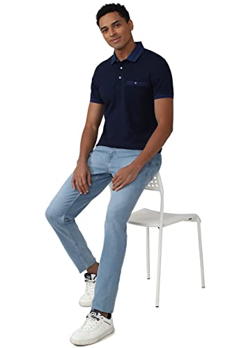 Image of Peter England Men Regular Fit Polo T-Shirt