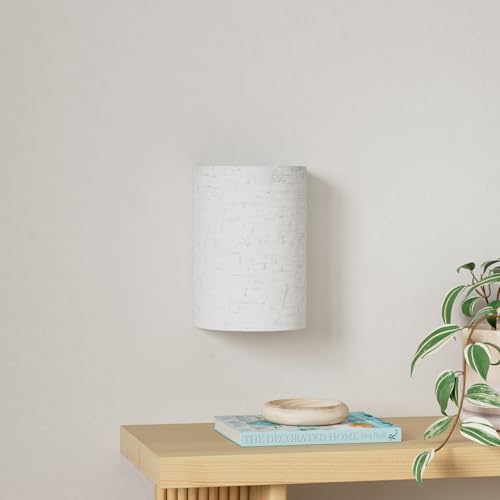 Image of Wall Sconces Set of Two, Battery Operated Wall Sconces 3 Colors Changeable Dimmable Wall Lights Fixtures with Remote Control Fabric Wall Lamp Sconces for Bedroom Living Room Hallway