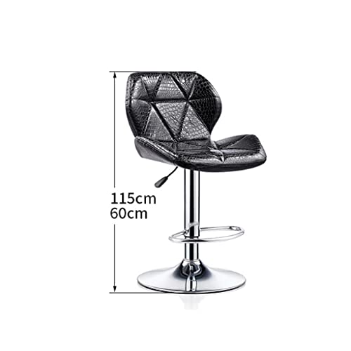 Tabouret rond réglable pour coiffeuse et chaise de bar pivotante pour petits espaces