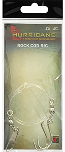 Nickel Barrel & Snap Swivel Rock Cod Rig