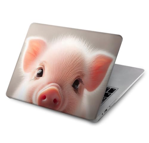 Coque MacBook Air 13 Cochon Mignon - Étui Rigide pour Modèles A2681 A3113 A3240