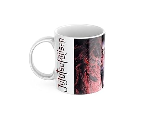 Taza Anime Jujutsu – Regalo Original para Fans del Manga y Shonen – Taza Manga de Cerámica 330 ml (red) | Ya disponible en tu tienda friki favorita! En mundofriki.es!