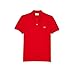 Lacoste Men's Slim Fit L.12.12 Piqué Polo Shirt, Red, X-Large