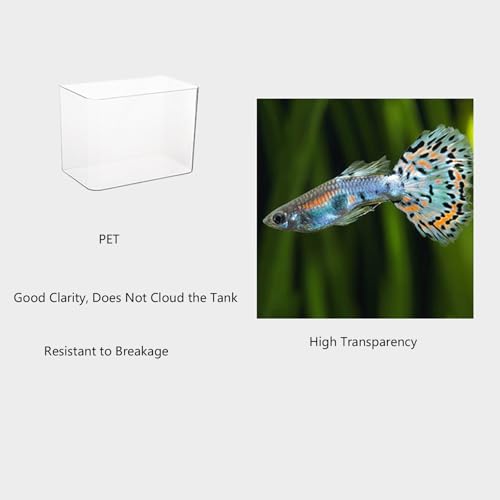 Aquarium transparent anti-saut pour maison avec animaux de compagnie - 4
