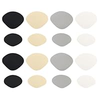 16pcs Shoe Heel Repair, Self-Adhesive Hole Repair Patch for Back of Shoes Holes Sneaker Inside Patches Leather Heel Cushion Inserts for High Heels (4 Colors)
