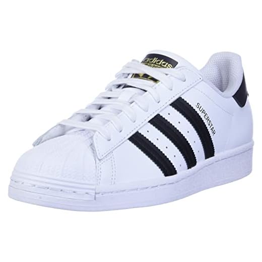 adidas Originals Women's Superstar Sneaker, White/Black/White 7.5