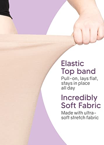 Women's Cotton Soft Stretch Fabric Basic Mini Skirt | Small - 5X4