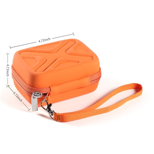 Maleta protectora para cámara digital color naranja miniatura 3