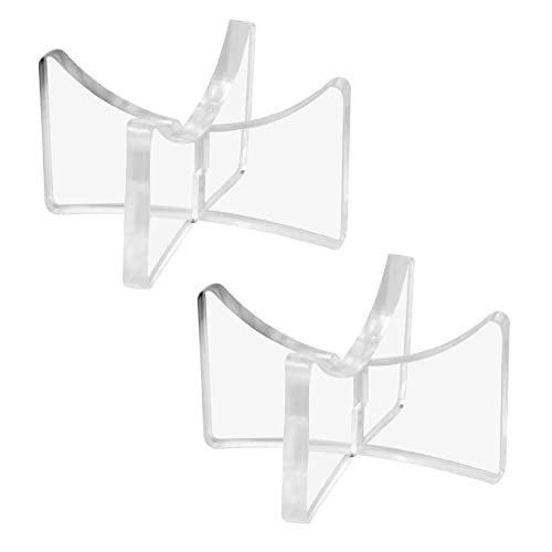 Image of Acrylic Baseball Holders for Ball Memorabilia Display, Softball Display, Tennis Display Rack (1.97x1.1 inch; 5x2.8 cm)