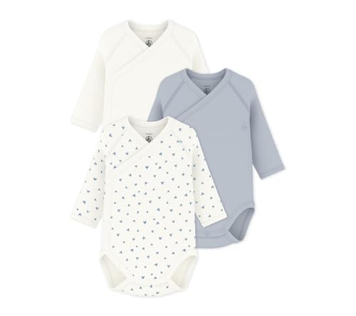 Bodies croisés Petit Bateau pour habiller facilement bébé après le bain