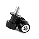Akozon Swing Arm Spool 8 / 10mm Motorrad CNC Aluminiumlegierung Swing Arm Spool Sliders Stehen Swingarm Bobbins(10MM-Schwarz)