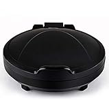 Pancake Électrique automatique, machine à crêpes antiadhésive, type de suspension 29 cm Friteuse électrique Pancake chauffage sur deux côtés/machine à gâteau