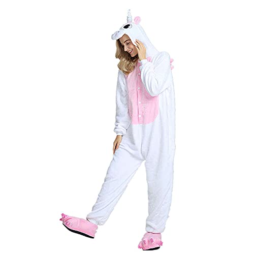 Regenboghorn Eenhoornkostuum, pyjama, Pegasus, onesie, overall, eendelige pyjama voor mannen, vrouwen, kinderen… - Image 3