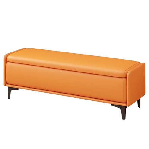 Banc d'extrémité de lit en cuir résistant aux griffures - 2