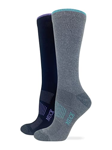 MUCK Boot Ladies Ultra-Dri LightWeight Boot Sock 2 Pack MEDIUM