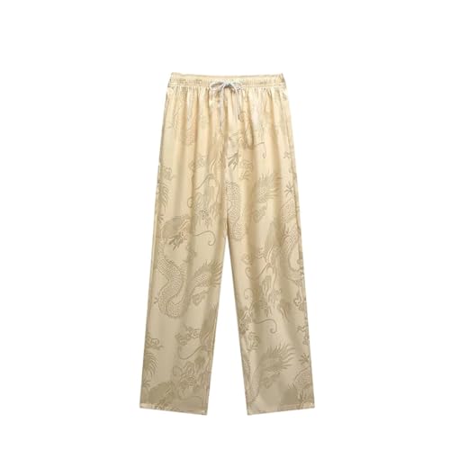 Rfmfkkg Men's Casual Suit Short Sleeve Loose Fit Chinese Style Clothing for Middle-Aged 2 Piece Outfit