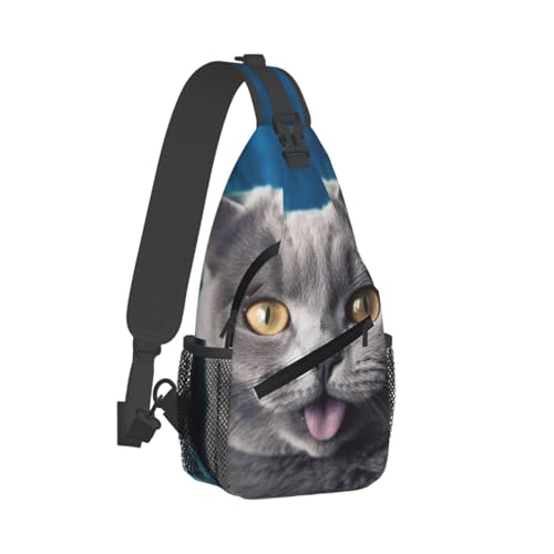 Mochila tipo bandolera negra para senderismo unisex