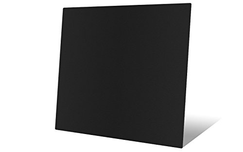 uDecor DuraClean Smooth Black Ceiling Tile (2ft x 2ft) - Box of 10