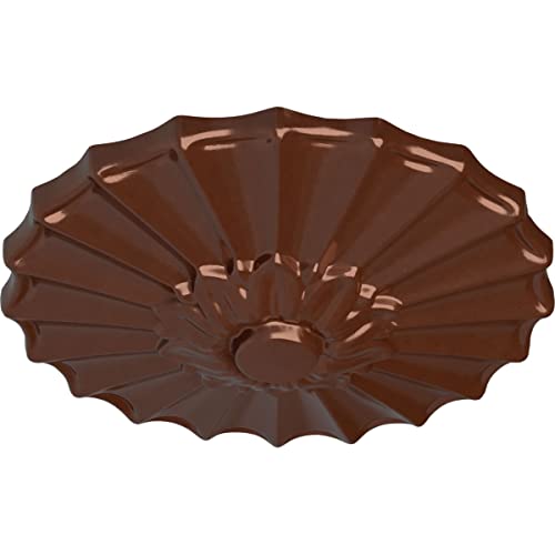 Image of Ekena Millwork Shakuras Ceiling Medallion, Copper Penny
