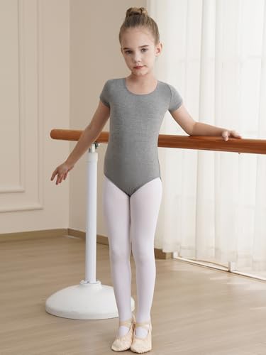 Image of WEGETIT Ballet Leotards for Girls Toddler Dance Leotard with Skirt Kids Gymnastics Outfits Ballet Dance Tutu Dress