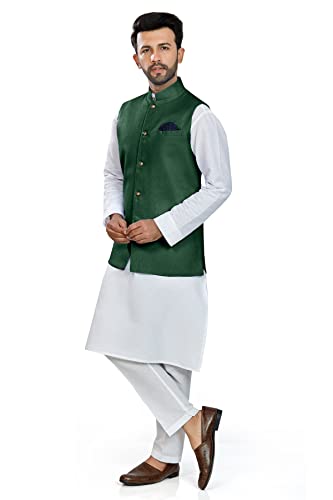 Image of BE ACTIVE Mens Nehru Jacket For Men|| Linen Waistcoat for Ocassion|| Mens Nehru Jacket