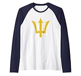 Photo Gallery barbados bajan flag pride vintage uomo donna maglia con maniche raglan Photo Gallery barbados bajan flag pride vintage uomo donna maglia con maniche raglan