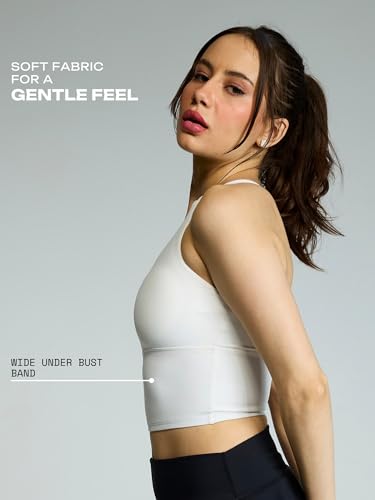 Image of CAVA Cross Back Sports Bra for Women | High Support, Soft Fabric, Wide Underbust Band, Minimal Seams | Activewear for Gym