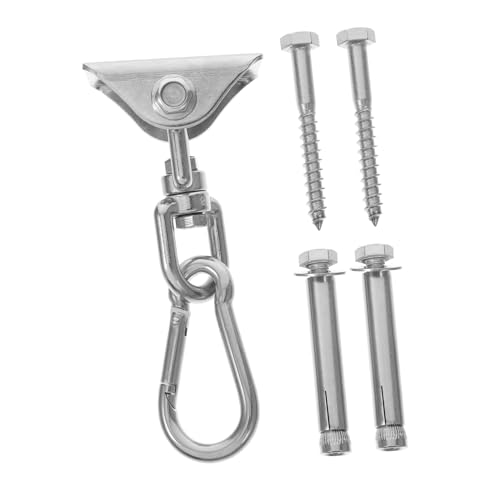Cabilock Swing Chair Hanger Set 304 Stainless Steel Swing Hook 360° Rotation for Indoor/Outdoor Use