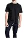 10pcs Mens Classic Crew Neck T-Shirts Soft Cotton Blend Short Sleeve Tee Machine Washable Casual Wear & Everyday Comfort (US, Alpha, Large, Regular, Regular, Black)