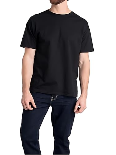 10pcs Mens Classic Crew Neck T-Shirts Soft Cotton Blend Short Sleeve Tee Machine Washable Casual Wear & Everyday Comfort3