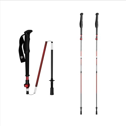 WindQuester Ultralight Carbon Fiber Trekking Poles – 198g...