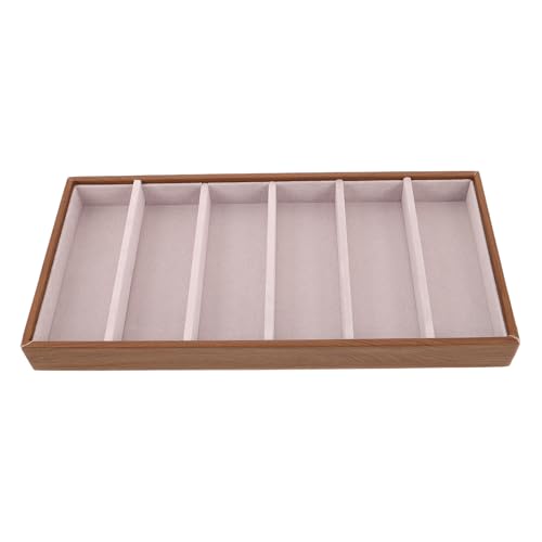 iplusmile Organizador de Gafas y Joyas con Bandeja de Madera Soporte Multiusos para Gafas de Sol Reloj y Collar Diseño Elegante para Hogar y Entrada