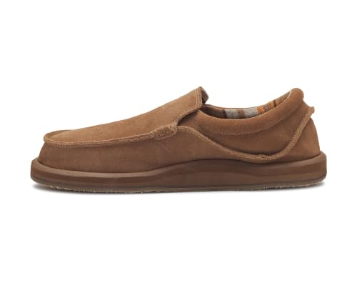 Image of Sanuk Mens Chiba Loafers for Men | Mens Shoes | Slip On Shoes for Men | Men's Slip-on Loafers | Comfort Foam Footbed