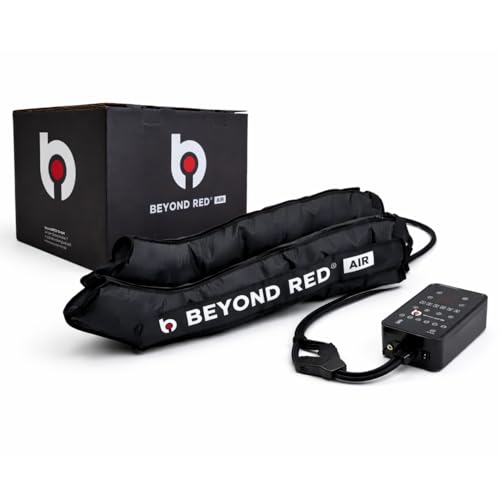 beyondRED AIR Recovery Boots Kompressionsstiefel mit 30260 mmHg Druckbereich Professionelles Beinmassagegerät für Regeneration Muskelentspannung & Durchblutung (XL - 110 cm)