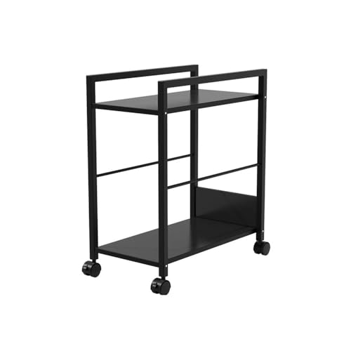 Soporte Torre PC de 2 niveles con ruedas bloqueables para oficina y hogar miniatura 1