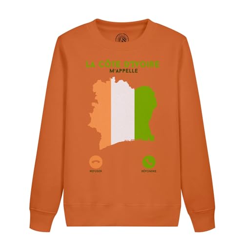 Sweatshirt enfant La Côte d'Ivoire m'appelle vêtement voyage culture