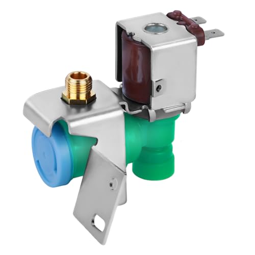 W10394076 W10865826 Refrigerator Water Inlet Valve Compatible with Whirlpool,KitchenAid Refrigerator,Kenmore,Maytag,Ikea,Replacement for K-78282 W10726788 W10833705 W10872966 WPW10394076
