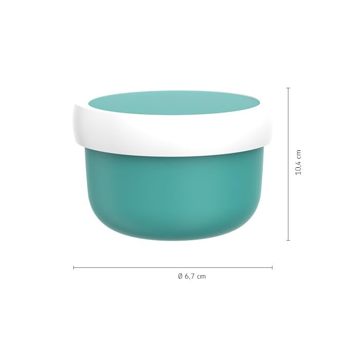 Mepal - Fruitbox Campus - Snack box for kids - Dishwasher and microwave safe - BPA free - 300 ml - Animal Friends - Image 3